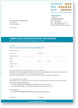 Anmeldung PDF